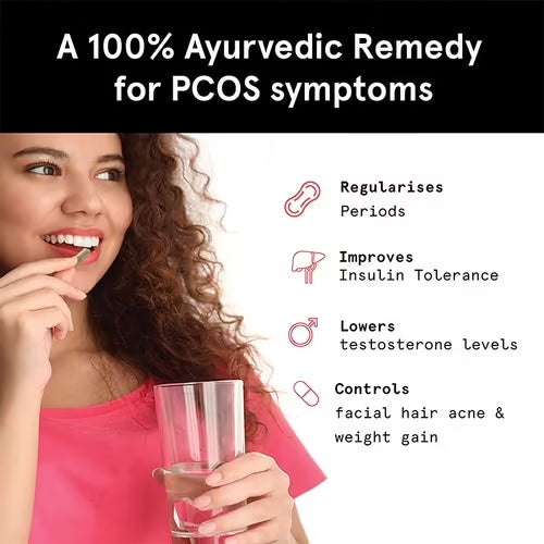 Be Bodywise PCOS Balance Capsules, Balances Hormones, Regularises Periods (100% Ayurvedic, 18 herbs) (60 Capsules)