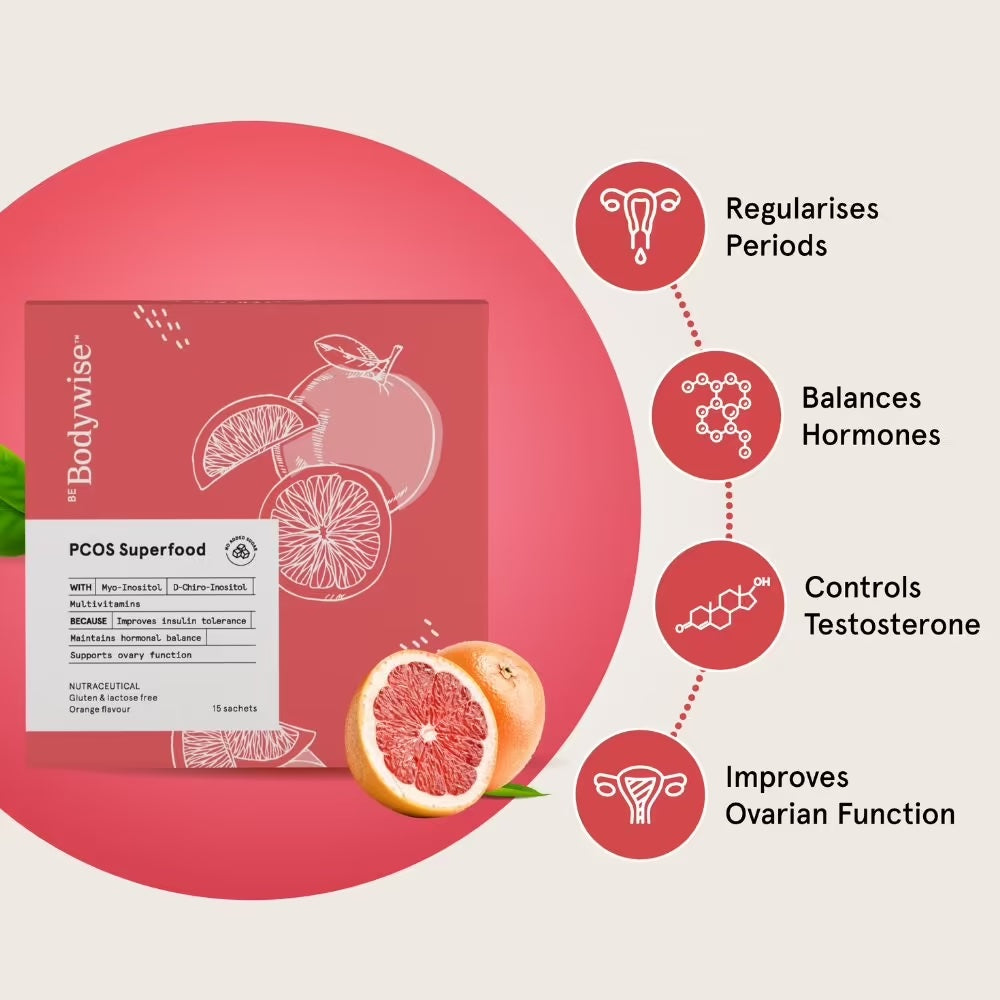 Be Bodywise Pcos Superfood Pcos Drink (15 sachets)